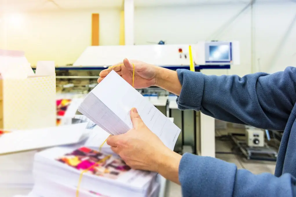 Print jobs getting prepped to ship out